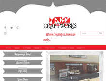 Tablet Screenshot of craftworkscoop.com